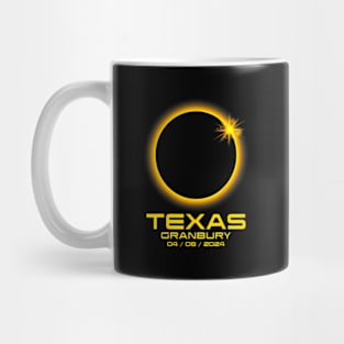 Granbury Texas Tx Total Solar Eclipse 2024 Mug